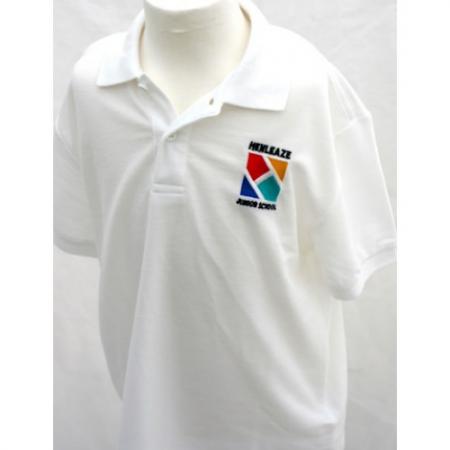 Henleaze Junior White Polo Shirt